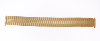 17-21mm Hirsch Bijou Gold-Tone Stainless Steel Expandable Stretch Watch Band 6.5