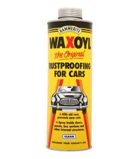 Image of Hammerite Waxoyl Rustproofing Spray Treatment for Cars Clear  1L