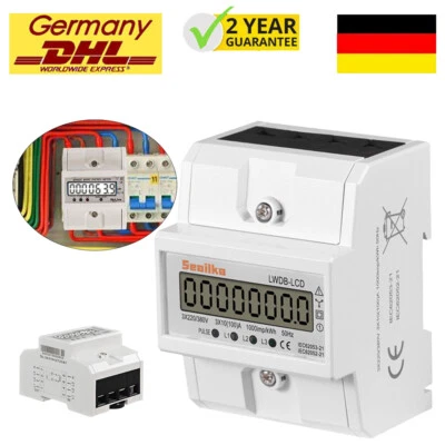 SEAILKA DREHSTROMZÄHLER ZWISCHENZÄHLER UNTERSTROMZÄHLER 3-PHASEN 4-DRAHT 100A 230V/380V