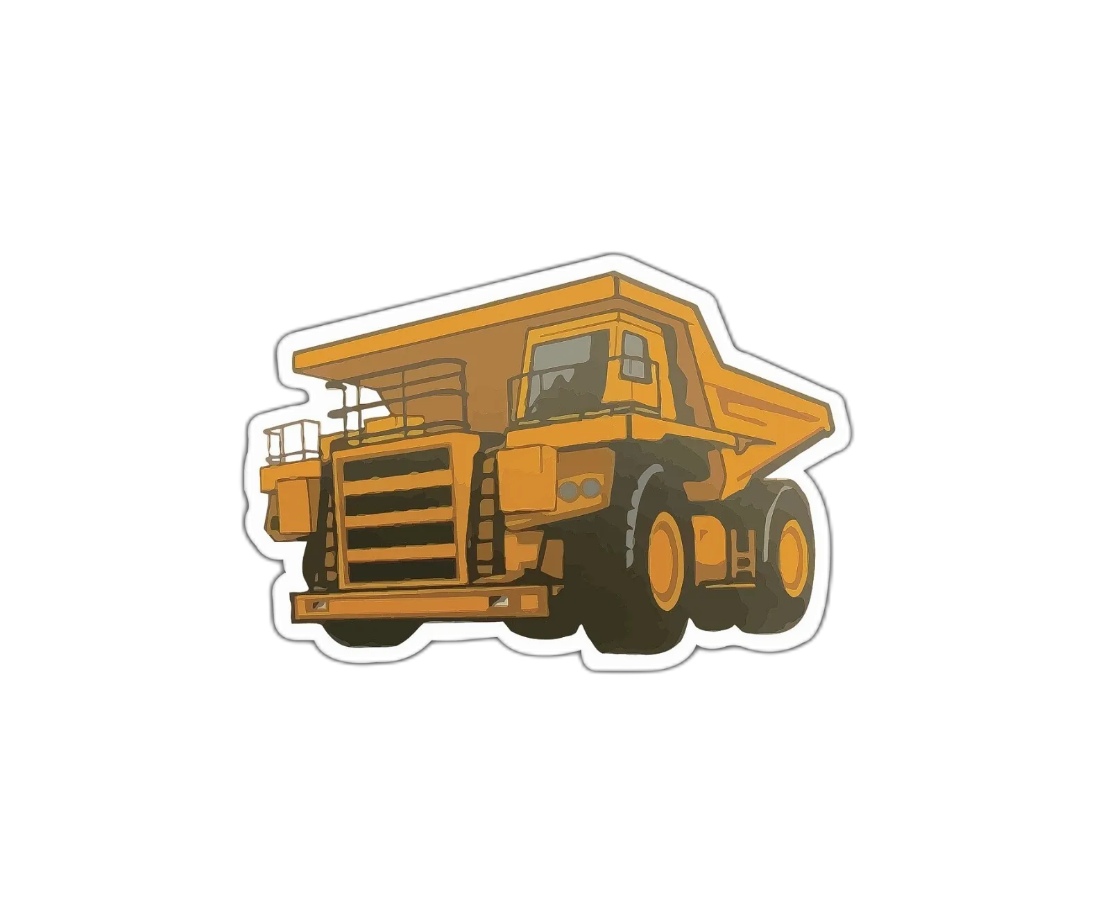 Construction Dump Truck Sticker Decal