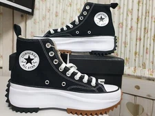 Converse Run Star Hike Hi Men Shoes Sneakers high tops Black 100% Authentic