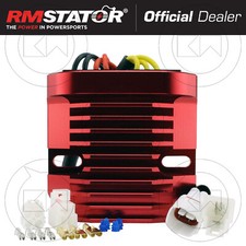 REGOLATORE TENSIONE RMSTATOR MOSFET ALLUMINIO CNC RED per SUZUKI GSX-R 750 2012