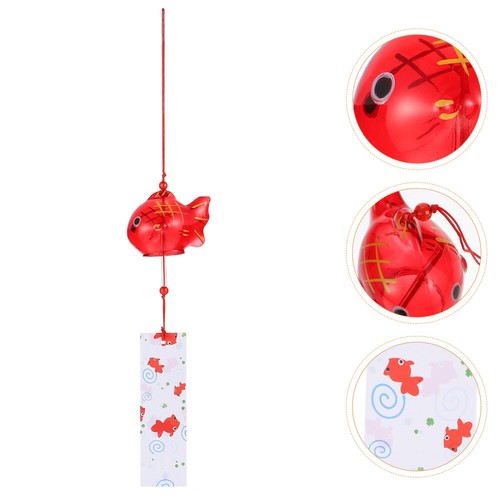 Goldfish Wind Chime Mother Father Japanese Chimes for Doors Cute - Picture 7 of 7