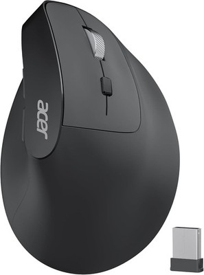 Acer kabellose ergonomische vertikale Maus wiederaufladbar verstellbar DPI USB Empfänger