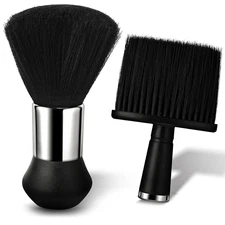 2 PCS Neck Duster Barber Brush to Remove Loose Hair, Professional Hair Cutting B