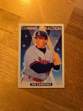 1993 Topps Baseball Jim Edmonds Rookie Card No. 799. rookie card picture