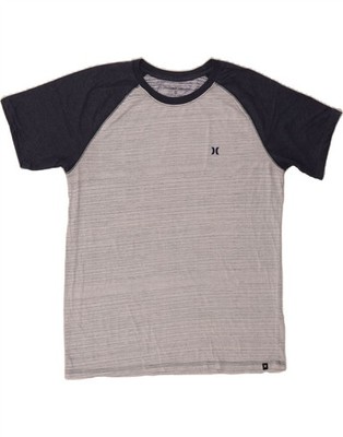 HURLEY Herren T-Shirt Oberteil XL Blau Colourblock CD06