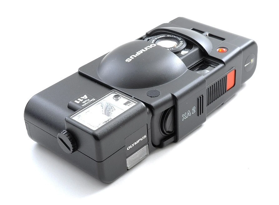 [ALL WORKS / NEAR MINT] Olympus XA2 + A11 Flash  35mm Film Camera from JAPAN #2 - Image 4 of 4