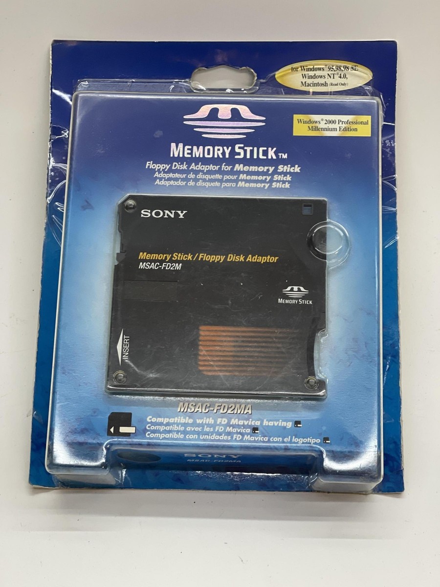 Boxed Sony MSACFD2M Floppy Disc Interface Adapter for Memory