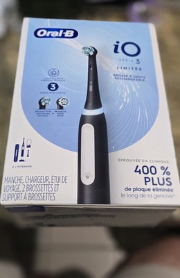 Oral-B iO Series 3 Limited Electric Toothbrush Matte Black New Brush Head