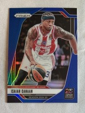 2024-25 Panini Prizm Euroleague Blue Isaiah Canaan /199 #86 Crvena Zvezda