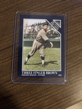 #37 THREE FINGER BROWN, Conlon Collection COLOR Card ~ 1994 