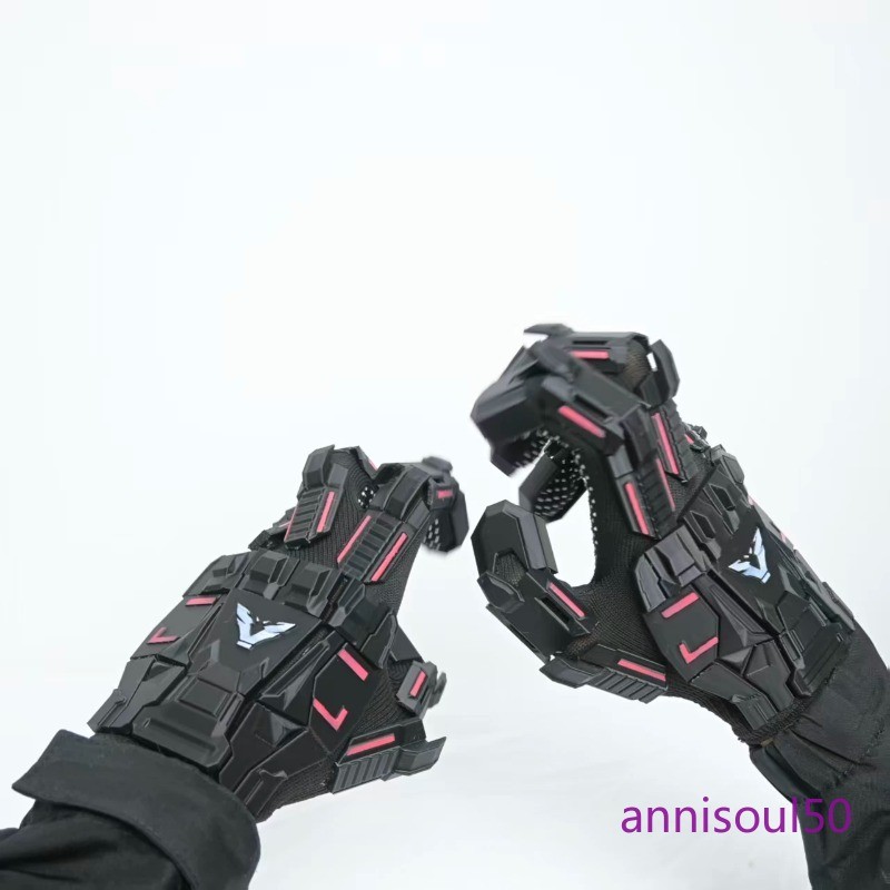 NUOVI guanti meccanici Cyberpunk armatura fantascienza robot mano cosplay oggetti di scena regalo foto 3