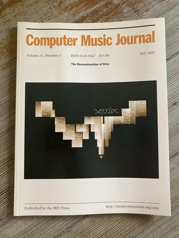 Computer Music Journal, volume 31, issue 3 (fall 2007)
