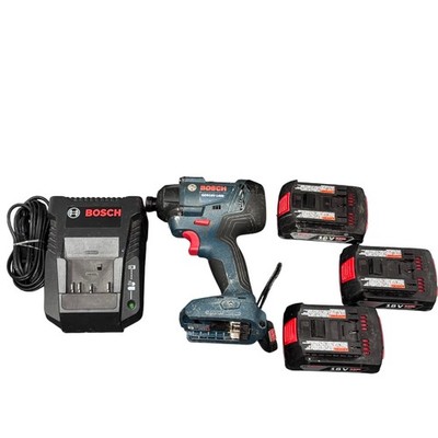 Bosch GDR18V-1400 18V Lithium-Ion 1/4'' Cordless Hex Impact Driver Kit
