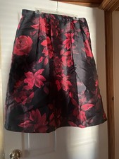 December Find: IMAN Women's Global Chic Printed Woven Ballroom Skirt Red