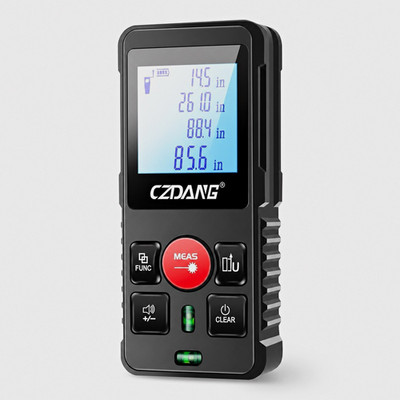 120M 394FT Digital Laser Distance Meter Measure Tool Area Volume Pythagorean LCD