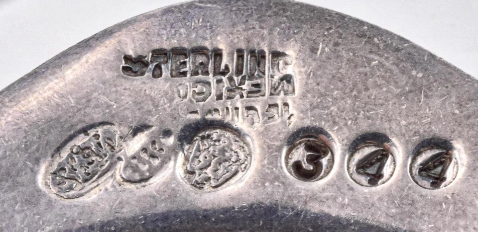 Винтажный из чистого серебра Мексики дизайнер SIGI PINEDA манжеты браслет #344 - Изображение 4 из 4