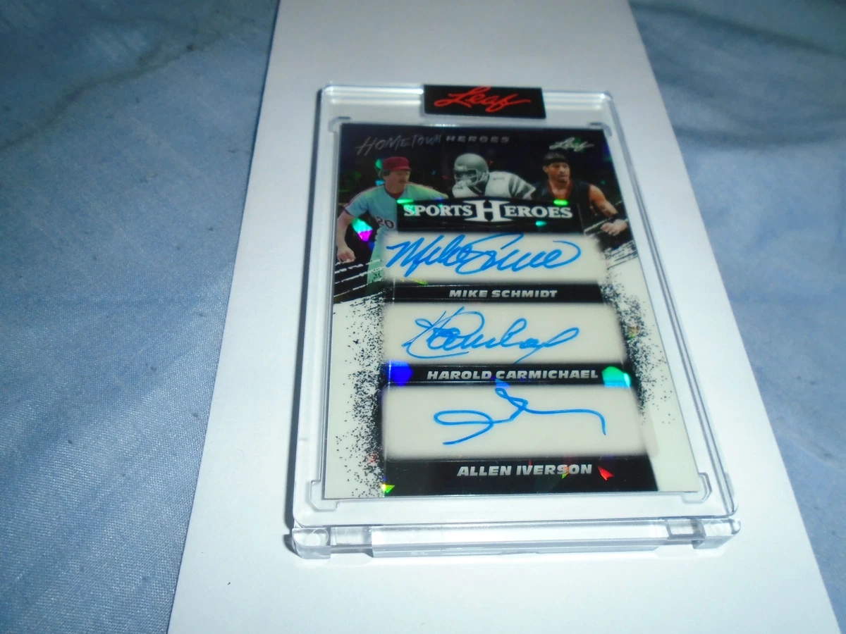 Leaf Mike Schmidt Autographed Baseball Sports Trading Cards 