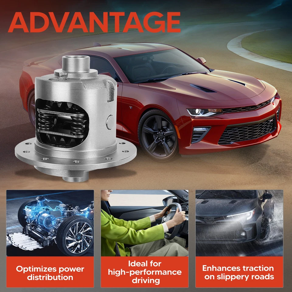 For 1965-1972 GM 8.2" Chevy Limited-Slip Posi Unit - 28 Spline 10 Bolt 19603-010 Foto 4 de 4