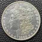 1883-O Morgan Dollar US $1 Coin 90% Silver XF/AU Nice Details Brushed