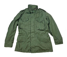 Vintage 70s Alpha Industries M65 Cold Weather Field Coat Med Long