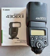 Canon Speedlite 430EX II Aufsteckblitz mit Ta...