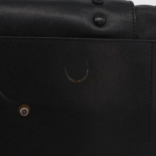 Borsa a mano Chloe Alice in pelle 2 vie nero oro Auth 182441 - Foto 6 di 22