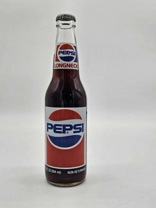 Vintage Pepsi Longneck Richard Petty NASCAR Commemorative Bottle 12oz