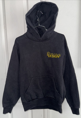 Divine Design Virgil Miami Art Basel Xclusive Black Heavy Fleece Hoodie Size S