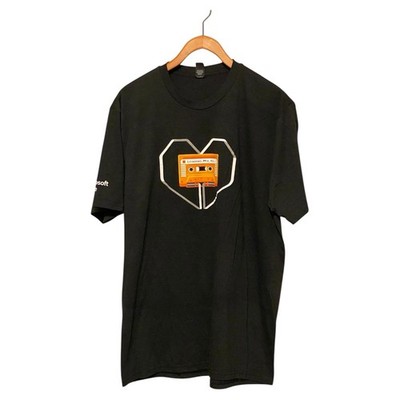 Microsoft Ignite Black S/S T-Shirt Men's XL Learning Mix Vol. 1 District Made