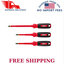Milwaukee 1000-Volt Insulated Screwdriver Set 3-Piece 