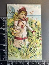 Antique Victorian Trade Card Advertising - Jersey Coffee - Dayton OH 