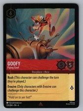 GOOFY - FLYING GOOF 123/204 R LORCANA COLD FOIL NM 6 ANDERSON