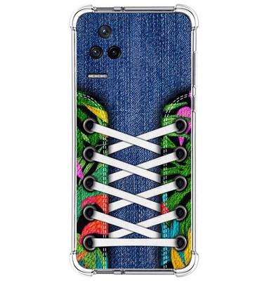 Siliconhülle Antischock Für Xiaomi Poco F4 5G Design Sneakers 13 Zeichnungen