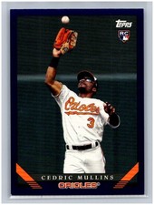 2019 Topps Archives Cedric Mullins RC /175 Purple #290 SN Rookie MLB Retro 1993