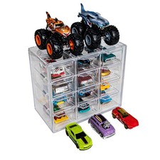 Acrylic Display Case for Hot Wheels,Matchbox Cars,Diecast Car,Disney 1:64 Sca...