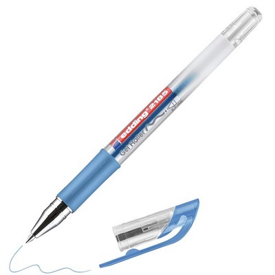 edding 2185 gel roller - blue - 1 pen - 0.7 mm - gel pen for writing, drawing, c