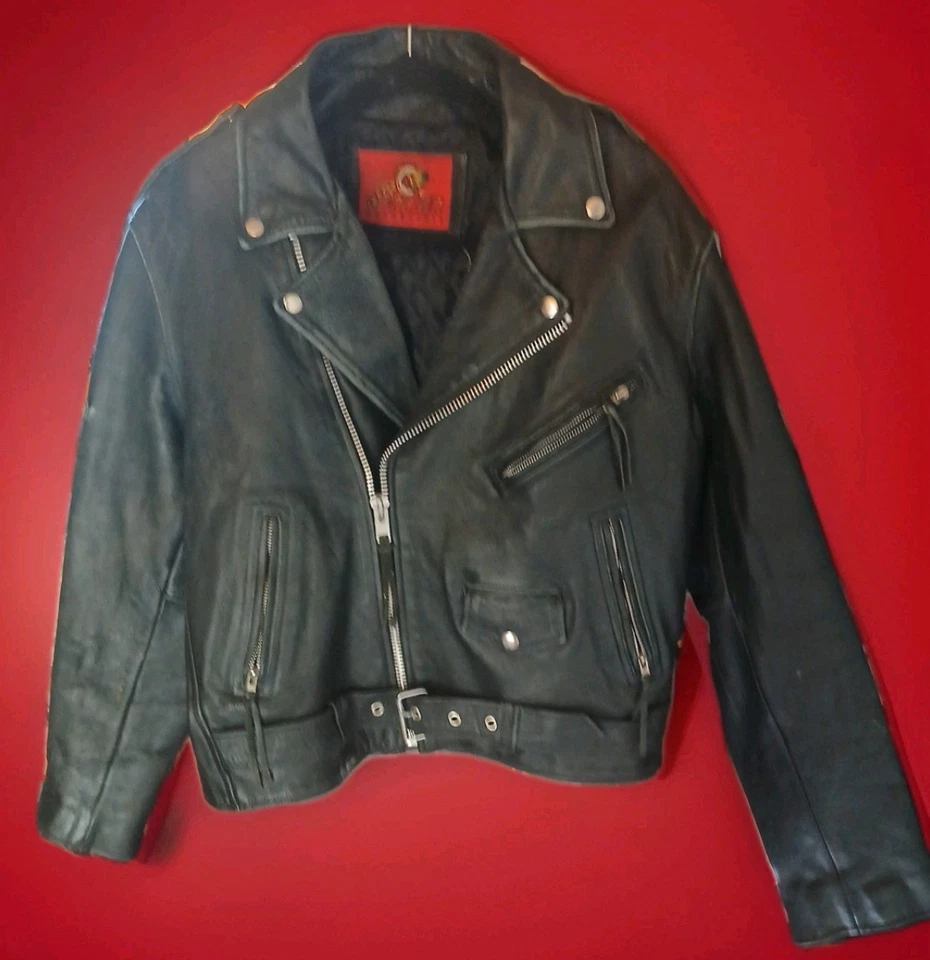 VINTAGE INDIAN MOTORCYCLE JACKET SIZE L - Image 3 of 4