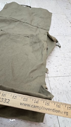 Mochila de colección Yucca Pack Bolsa de lona para senderismo Boy Scouts Camping al aire libre Años 50 - Imagen 16 de 16