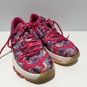 Nike KD 8 Aunt Pearl Vivid Pink Size 6Y