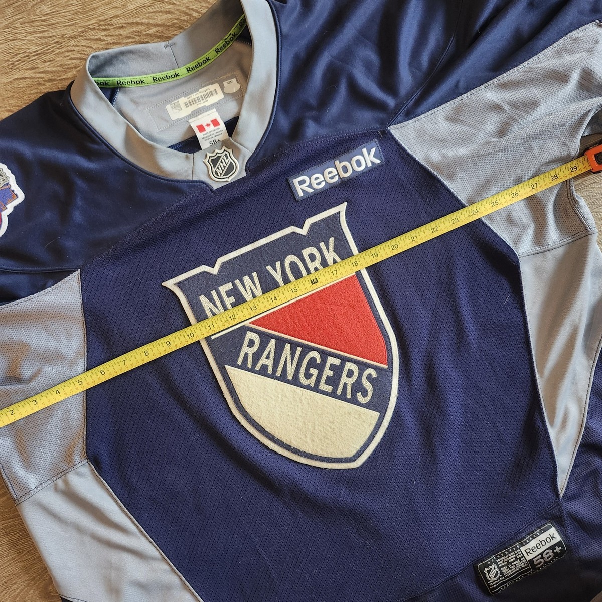 New York Rangers 2012 Winter Classic Issued Practice Jersey Reebok