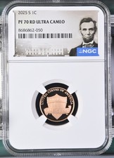 2025 S Lincoln Cent Penny NGC PF70 RD Ultra Cameo