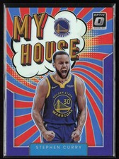 Stephen Curry 2021-22 Donruss Optic #3 My House Purple Golden State Warriors