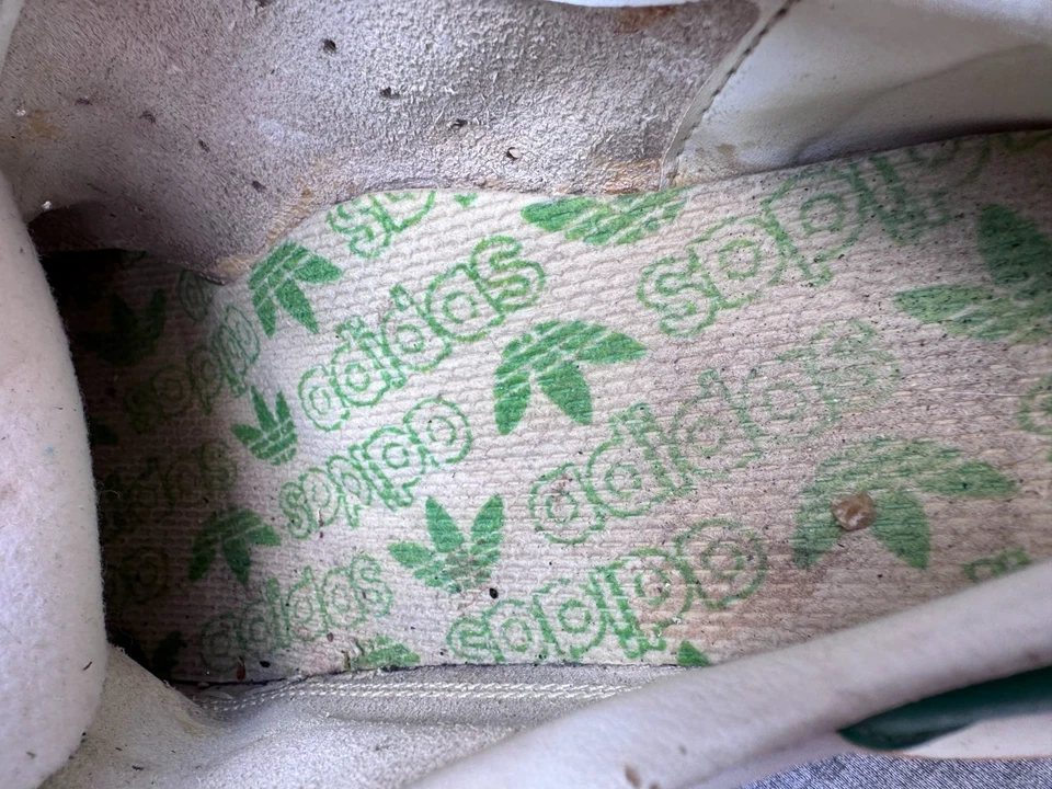 Vintage 1980s Adidas Stan Smith Made In France OG 80s White Rare UK 7.5 | US 8 - Image 2 of 4