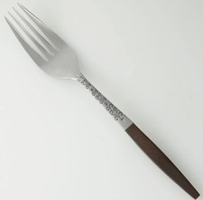 Interpur INR2 Stainless Dinner Fork 8  Brown Synthetic Handle MCM Japan