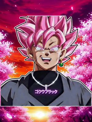 Anime Dragon Ball Super Goku Rosé 6'' High Quality Vinyl Sticker