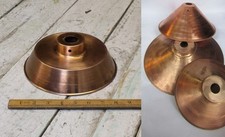 ANTIQUE COPPER Metal light shade rustic Vintage Retro Old ceiling pendant light