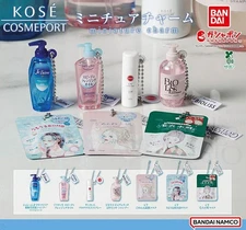 KOSE COSMEPORT Miniature Charms [Complete Set of 7] Bandai Capsule Japan 903Y