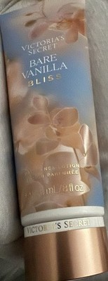 NEW VICTORIA'S SECRET BARE VANILLA BLISS FRAGRANCE BODY LOTION-8 FL OZ TUBE
